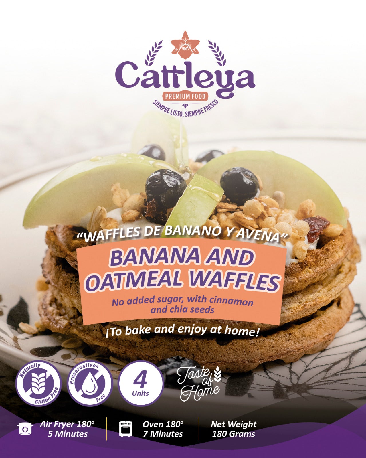 BANANA OAT WAFFLES